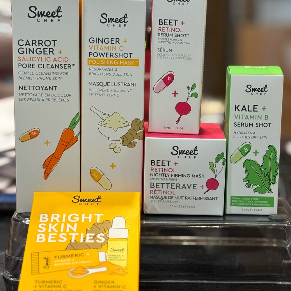 Sweet Chef Skincare Set with Vitamin C and Retinol